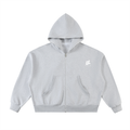 GRAILS Fleeced Full-Zip Boxy Hoodie