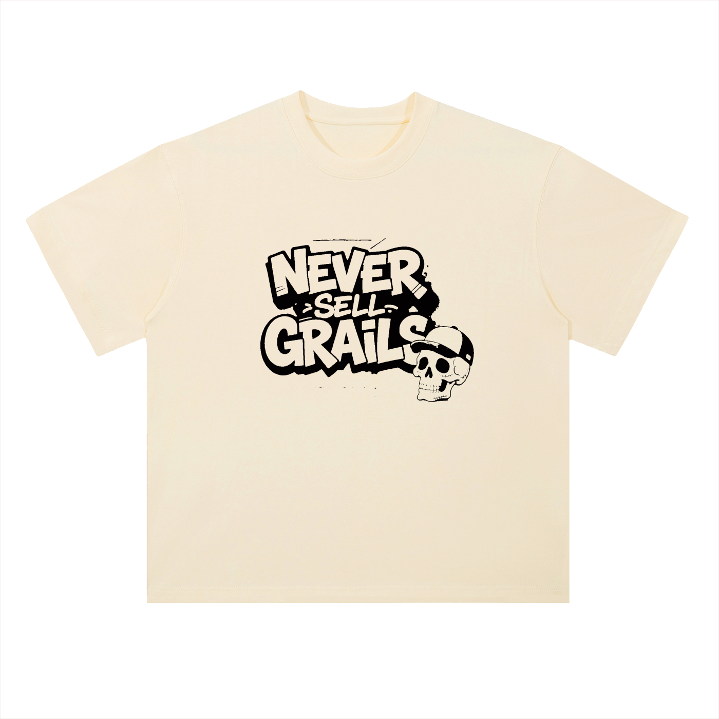 GRAILS Heavyweight Drop Shoulder Cotton T-Shirt
