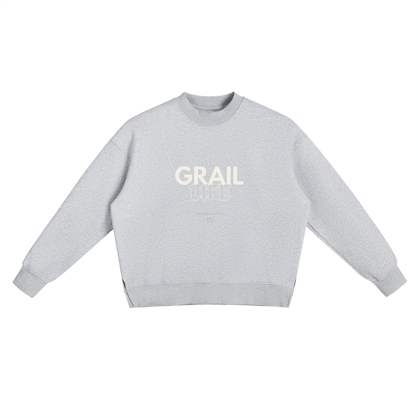 GL Fleece Side Slit Crewneck Sweatshirt